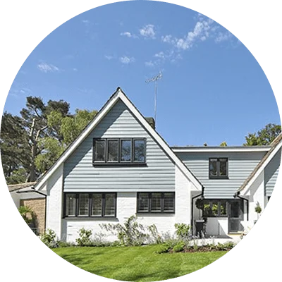 Large suburban house Large suburban house