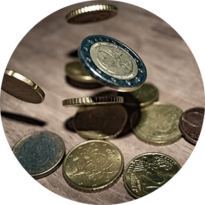 Falling coins Falling coins