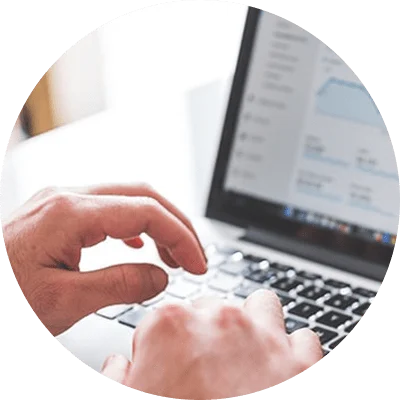 Man doing statistical analysis Man doing statistical analysis